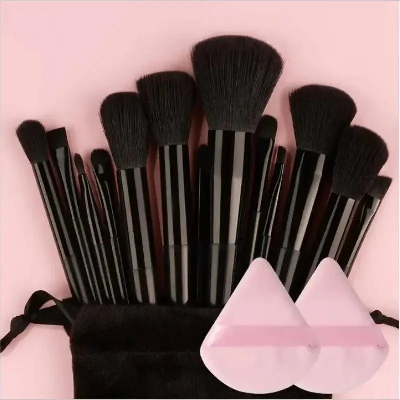 Makeup Pinsel Set – Weiche, Flauschige Professionelle Kosmetikpinsel für Foundation, Puder, Lidschatten, Kabuki & Blending