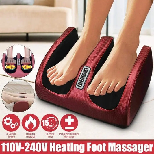 🔥 Electric Foot Massage Machine – Shiatsu-Massage mit Wärme & Vibration