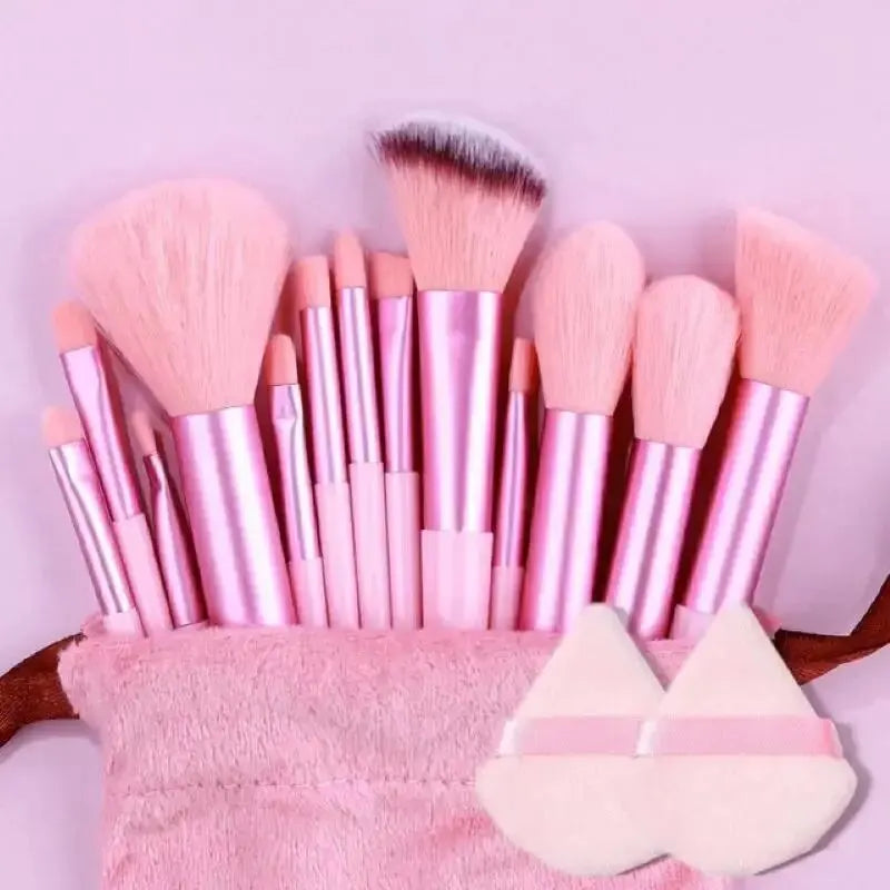 Makeup Pinsel Set – Weiche, Flauschige Professionelle Kosmetikpinsel für Foundation, Puder, Lidschatten, Kabuki & Blending