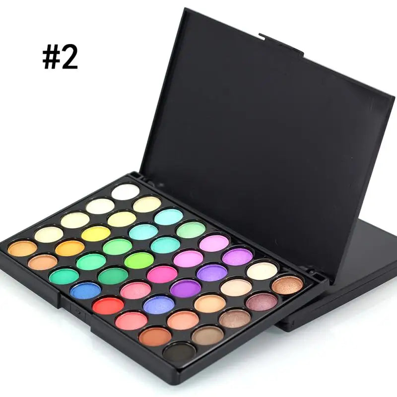 40/74/78 Farben Glitter Lidschatten Palette – Matte, Wasserfeste, Langanhaltende, Gepresste Puder Kosmetik für Frauen