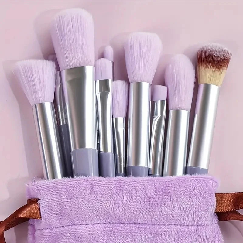 Makeup Pinsel Set – Weiche, Flauschige Professionelle Kosmetikpinsel für Foundation, Puder, Lidschatten, Kabuki & Blending