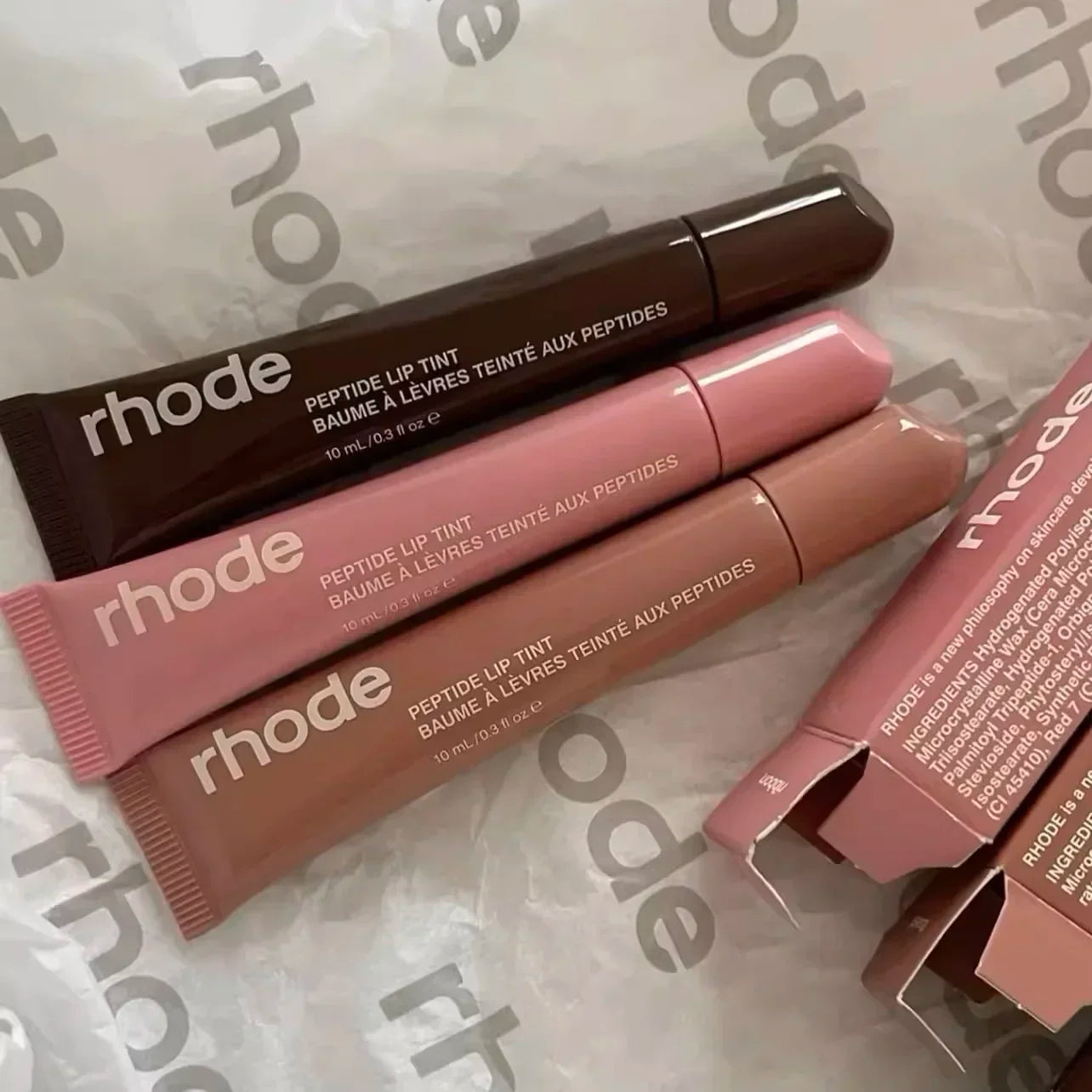 Rhode Lip Gloss – Plump Moisturizing Lip Glaze Essence Gel Oil für langanhaltende Lippenpflege